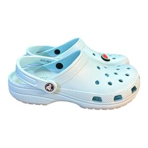 CROCS Classic Light Blue Mules Women’s Size 9 Men’s Size 7